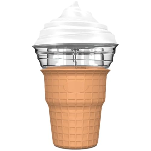 Eismaschine Für Gefrorene Früchte, Vollautomatischer Mini-DIY-Slush-Dessert-Maker Für Den Haushalt, Soft-Serve-Dessert-Maker Für, Mix-, Milchshakes, Sorbet, Schalen von Haowul