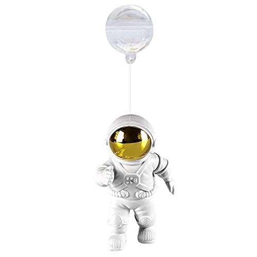 Haowul Astronaut Fischtankdekorationen 1set PVC -fischtank -Ornamente Kugel- Und Seilen Mini -schwimmendem Astronaut -Aquarium -Ornamenten von Haowul