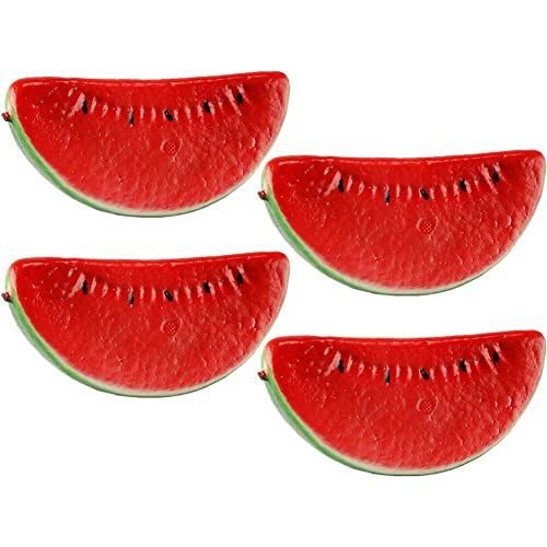 Haowul Gefälschte Wassermelonensimulation Wassermelone Künstliche Wassermelonen Realistische Lebensechte Wassermelonenmodell Gefälschte Früchte Dekorfotografie Requisiten von Haowul