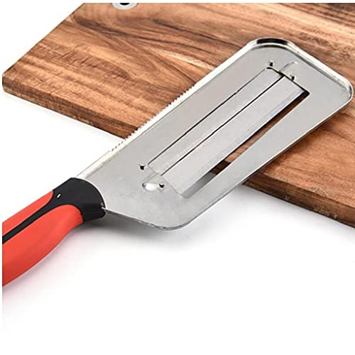 Haowul Küchenmesser Doppel 2 Scheibe Klinge Schneiden Messer Küche Fischwaage Reiniger Messer Kohl Gurke Zwiebel Slicer Peeler Gemüse Slicer von Haowul