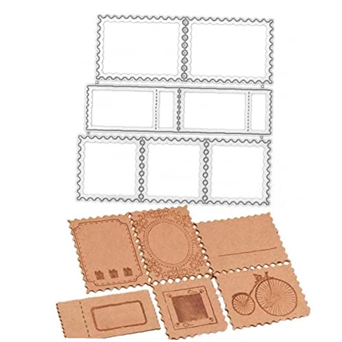 Haowul Metallschnitt Die Vintage Rahmen Papier Stanze Scrapbooking Stempel Handwerkskarten Präge Schablone Machen von Haowul