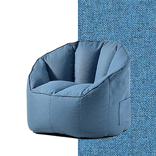 Haoyf Fauler Sofa-Sitzsack Balkon Schlafzimmer Kleines Sofa Sitzsack/denim blue / 75cm*70cm*70cm*35cm von Haoyf