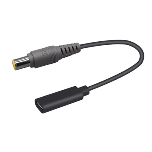 Haoyull 100 W USB C auf 7,9 x 5,5 mm Stecker, Konverter, USB C PD Ladekabel für Laptop, Notebook, Stromwandler von Haoyull
