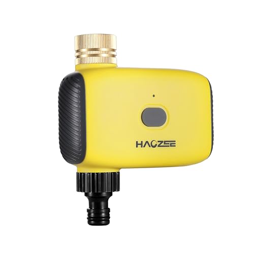 Haozee Smart-Bewässerungscomputer, intelligenter Wassertimer für Gartenschläuche, erfordert Tuya Zigbee Hub, unterstützt Home Assistant Zigbee2mqtt, automatisches Bewässerungssteuerungssystem von Haozee