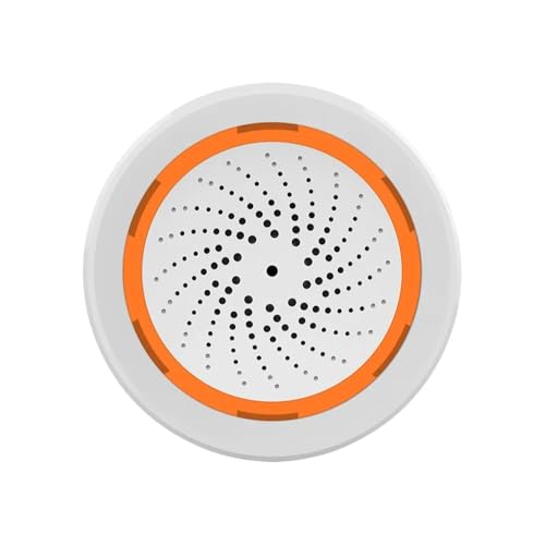 Haozee Smart Smart Siren Alarm, Tuya Zigbee Hub erforderlich, unterstützt Home Assistant Zigbee2mqtt, App-Steuerung, Stroboskop-Alarmsirene 90 dB Sounder von Haozee
