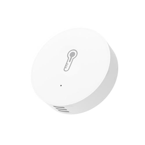 Haozee Zigbee Temperatur- und Feuchtigkeitssensor, ZigBee Hub erforderlich, für Fernüberwachung und Heimautomatisierung, Kompatibel mit Home Assistant Zigbee2mqtt von Haozee