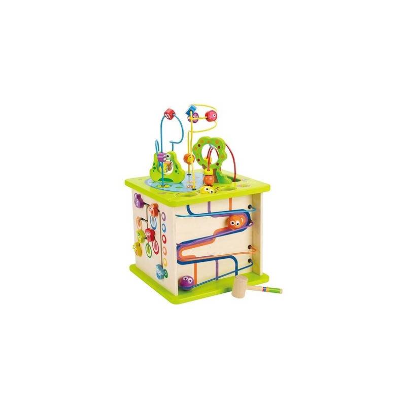 Hape Spielwürfel Babyspielwürfel Motorikwürfel Spielzeug Spiel Kleine Tierchen B-Ware von Hape