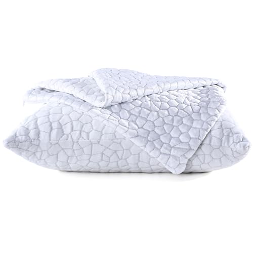 Shredded Memory Foam Pillowcase Protector 1 Pack, Extra Soft Cooling Pillow White Double Sided Cooling Pillowcase, Adjustable Memory Foam Pillowcase with Long Zipper, Breathable Pillowcase Shredded Memory Foam Pillowcase Protector 1 Pack, Extra Soft Cooling Pillow White Double Sided Cooling Pillowcase, Adjustable Memory Foam Pillowcase with Long Zipper, Breathable Pillowcase von Hapiclody
