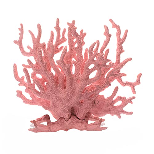 Hapihom Künstliche Aquariumpflanzen, Silikon-Ornament, künstliche Koralle, Meeresbaum, Aquarium, Landschaftsbau, Dekoration, Rosa von Hapihom