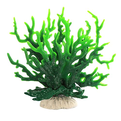 Hapihom Künstliche Aquariumpflanzen, Silikonornament, künstliche Koralle, Meeresbaum, Aquarium, Landschaftsbau, Dekoration, grün Hapihom Künstliche Aquariumpflanzen, Silikonornament, künstliche Koralle, Meeresbaum, Aquarium, Landschaftsbau, Dekoration, grün von Hapihom