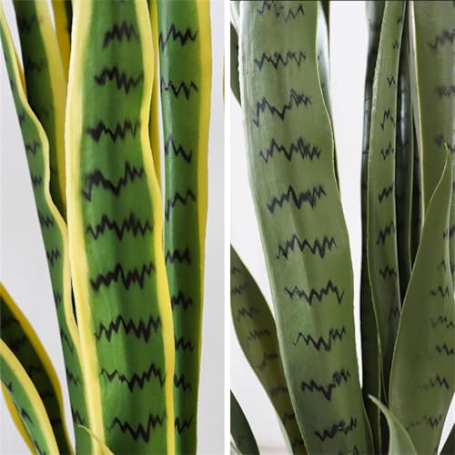 Hapihom Kunstpflanze Sansevieria, 40cm Künstliche Bogenhanf mit stabilem Plastik Topf, Zimmerpflanze Deko Modern für den Heimgarten Bürodekoration Badezimmer Balkon - Tiger Pilan Hapihom Kunstpflanze Sansevieria, 40cm Künstliche Bogenhanf mit stabilem Plastik Topf, Zimmerpflanze Deko Modern für den Heimgarten Bürodekoration Badezimmer Balkon - Tiger Pilan von Hapihom