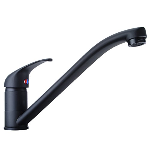Küchenarmatur MATT SCHWARZ 360° Schwenkbereich Hochdruck Wasserhahn Küche aus Messing Spültisch-Einhebelmischer Küchenarmatur MATT SCHWARZ 360° Schwenkbereich Hochdruck Wasserhahn Küche aus Messing Spültisch-Einhebelmischer von Hapilife