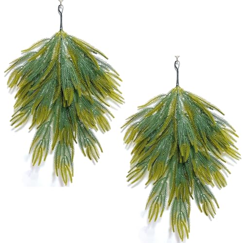 2 Stück Künstliche Weihnachtsgirlande Swag 60 x 40 cm Kunstkiefernnadeln Tränenstrop Tür Swag Grünes Kranz für Weihnachten Türtisch Mantel Kamin Innen im Freien Dekors 2 Stück Künstliche Weihnachtsgirlande Swag 60 x 40 cm Kunstkiefernnadeln Tränenstrop Tür Swag Grünes Kranz für Weihnachten Türtisch Mantel Kamin Innen im Freien Dekors von Hapivida