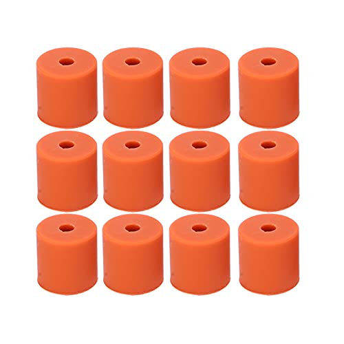 12 Stück 3D Drucker Silikondämpfer 16mm Silikon Dämpfer 3D Drucker Silikon Heizbett Nivelliersäule 3D Drucker Zubehör für Säule, Stabiles Werkzeug, Hitzebeständiger Puffer von Hapivida
