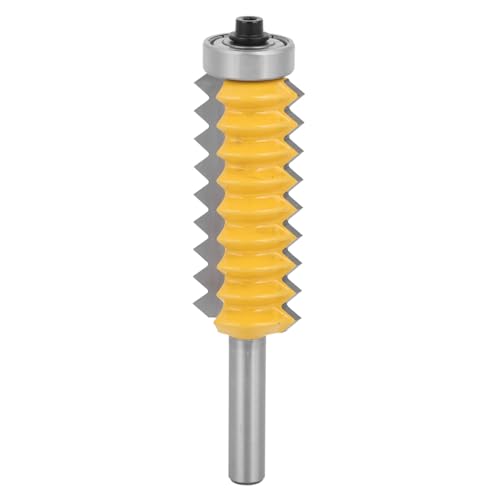8 schaft Holzbearbeitung Cutter Rail Stile Router Bit Linie Welle Typ Holz Fräsen Messer für Holzbearbeitung (Multitoothed Tenon und Gelenkmesser 8x55) von Hapivida