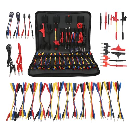 Multimeter Messleitungssatz, Elektrische Tester Diagnosewerkzeuge Kabelverbinder, Automatische Diagnosewerkzeuge für die Autoreparatur, Schaltkreisprüfung, Sonden und Krokodilklemmen, SRS Test Ersatz von Hapivida