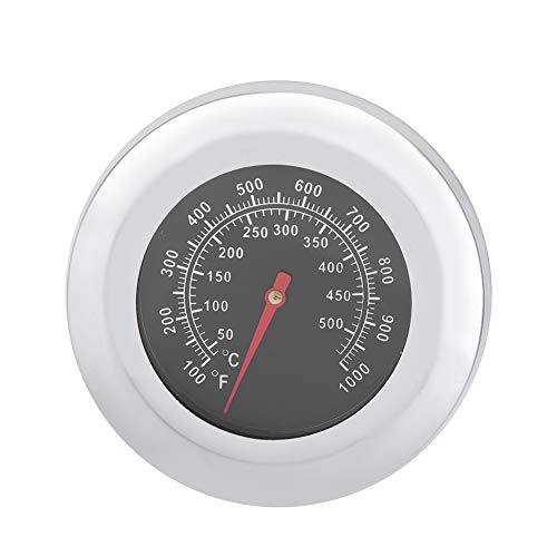 Hapivida BBQ Thermometer, 50-500℃ / 120-900℉ Edelstahl Röstthermometer Grillthermometer Gasgrillthermometer, Koch Thermometer für Ofen Holzofen Zubehör, Ø 75mm von Hapivida