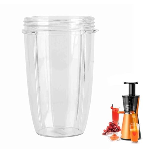 Entsafter Mixer Ersatzbecher 24oz Entsafterbecher Ersatzteile Kunststoff Transparente Tassen Ersatzteil für Mixer | für Extractor 900W von Hapivida