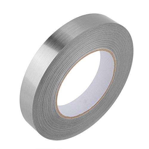 Folie selbstklebende Fliesenaufkleber 50 M Bodenfliesen Folienlinien Metallized Spiegel Band Boden Naht Lücke Abdichtung Kessel Streifen Spaltlinie Grenzaufkleber (2 cm x 50 Meter (Silber)) von Hapivida