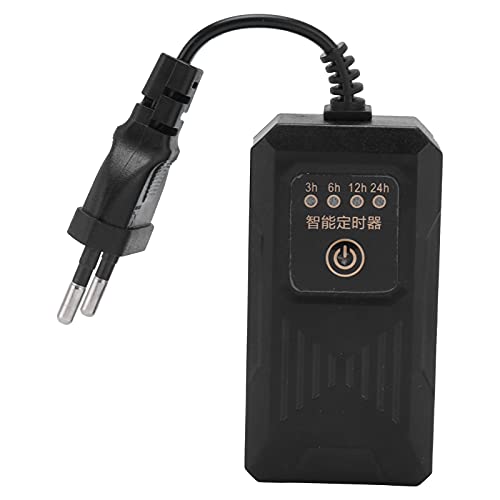 Aquarium Licht Timer, 24 Stunden Aquarium Timing Steckdose Elektrischer Timer mit Geringem Stromverbrauch Einstellbare Lichtsteuerung Steckdose 110–220V, für Router Aquarium Keimtötungslampe von Hapivida