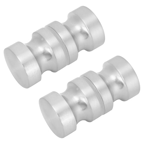 Hapivida Duschwandgriff, Duschglastürgriff aus Aluminiumlegierung Einzelner Glastürgriff Badezimmertürgriffknauf für Ersatznut Glastür (2 Stück) von Hapivida