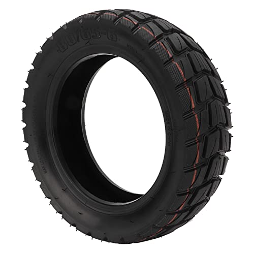 Hapivida Elektrischer Roller-Offroad-Reifen, 80/65-6 Roller Gummi-Reifenersatz Stoßdämpfer-Anti-Schlupf für schneebedeckte regnerische Tage von Hapivida