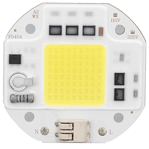 Hapivida High Power LED Chip 50W 70W 100W COB Lampen Perle 220V Lampenperlen Chip DIY Beleuchtung für Flutlichtstrahler (100W Kaltweiß) von Hapivida