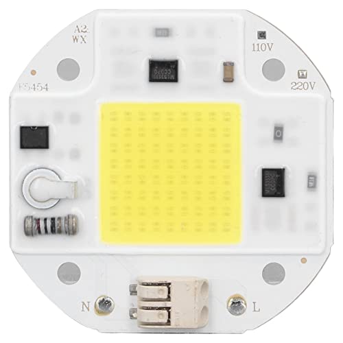 Hapivida High Power LED Chip 50W 70W 100W COB Lampen Perle 220V Lampenperlen Chip DIY Beleuchtung für Flutlichtstrahler (50W Kaltweiß) von Hapivida