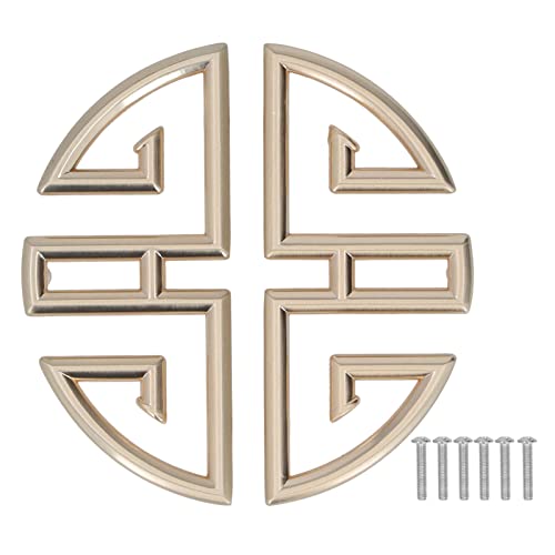 Hapivida Hohlschrankgriff, 2er Set Zinklegierung Chinesisches Antikes Design Einfache Installation 97x45mm für Bücherschränke Kleiderschränke von Hapivida
