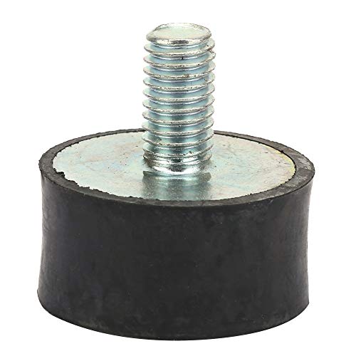Hapivida M8 Gummihalterungen Stoßdämpfer, 4 Stück Schwarzer Anti-Vibrations Silentblock für Garage Motor Luftkompressor Auto Boot(VD30x15 M8x15) von Hapivida