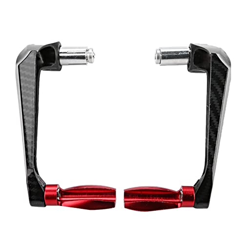 Hapivida Motorrad Lenker Schutz 7/8 Zoll 22 mm Universal Motorrad Hebelschützer CNC Aluminium Lenker Bremskupplungshebel Handschutz Protector für Motorrad Roller Elektroautos Mountainbikes(Rot) von Hapivida