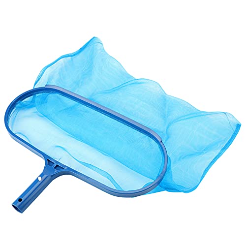 Hapivida Pool Kescher, Schwimmbad Blatt Skimmer Netz Blaues Pool Skimmer Netz Reinigungszubehör Langlebiger Tiefer Netzbeutel für Schwimmbäder, Whirlpools, Spas, Brunnen von Hapivida