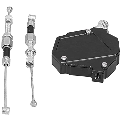 Hapivida Pull Kupplungskabelhebel, Aluminiumlegierung Universal Stunt Clutch Easy Pull Cable Line Ersatzkupplungs Economizer System (B (schwarz)) von Hapivida
