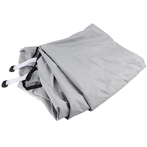 Hapivida Schaukelkissen Abdeckung Polyester Taffeta Material für Garten im Freien Patio 3 Sitze Stuhl Grau Schwarz Dunkelblau Rot 150x50x10cm (Grau) von Hapivida