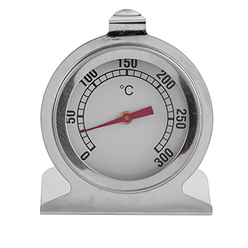 Küchen Backofen Thermometer, 0℃~300℃/ 0-570℉ 2,8 Zoll Edelstahl Röstthermometer Grillthermometer Gasgrillthermometer, Backofen Thermometer mit großem Zifferblatt von Hapivida