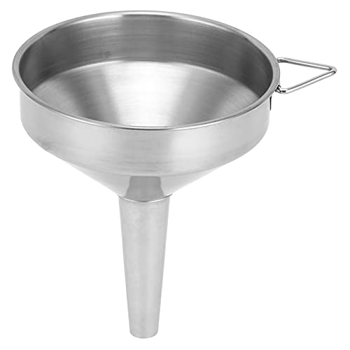 Trichter Edelstahl, Ø 11cm Großer Verdickter Küchentrichter Edelstahltrichter Flaschentrichter für die Verwendung in der Küche zum Füllen von Flaschen zum Kochen von Hapivida