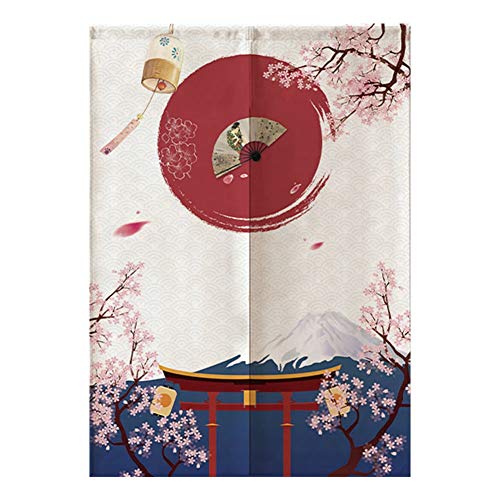 Türvorhang Japanisch, 85 X 120cm Japanischer Stil Lang Vorhang Türvorhang Raumteiler Tapisserie, Küche Shop Restaurant Tür Halber Vorhang Türvorhang Japanisch, 85 X 120cm Japanischer Stil Lang Vorhang Türvorhang Raumteiler Tapisserie, Küche Shop Restaurant Tür Halber Vorhang von Hapivida