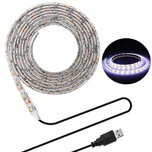 LED Beleuchtungsstreifen,USB TV Hintergrundbeleuchtung 6.56Ft/2m LED Band Licht für 40-60 Zoll HD Fernseher,wasserdichtes SMD 3528 5V Tageslichtweiß Bias Lighting,USB Bias Lighting für Heimkinos LED Beleuchtungsstreifen,USB TV Hintergrundbeleuchtung 6.56Ft/2m LED Band Licht für 40-60 Zoll HD Fernseher,wasserdichtes SMD 3528 5V Tageslichtweiß Bias Lighting,USB Bias Lighting für Heimkinos von HapopFan