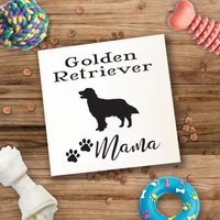 Golden Retriever Mama Holz Plaque Zeichen. Holzschild Weiß Mit Vinyl-Text Bemalt. Furbaby Liebe Golden Retriever Mama Holz Plaque Zeichen. Holzschild Weiß Mit Vinyl-Text Bemalt. Furbaby Liebe von HappeningsByK8