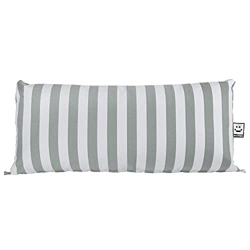 HAPPERS Palettenkissen Toldotex Rückenlehne 120x45x20 Grau Gestreift von Happers