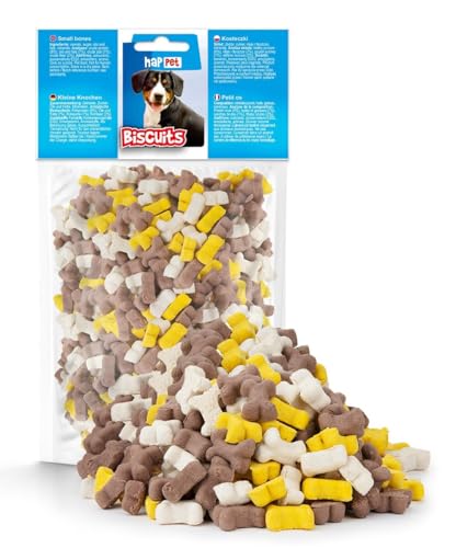 HAPPET® Leckereien für Hunde DB06 - 500g Würfel Plätzchen - große Packung leckerer Hundesnacks aller Rassen - Ideal für Belohnung, Training und tägliche Pflege von Happet