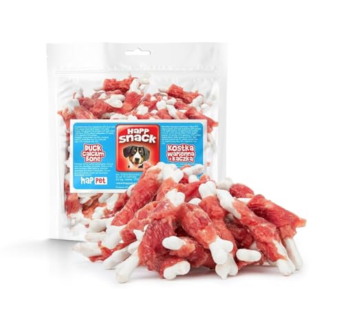 HAPPET Hundegröße - Kalkwürfel mit Ente 500g - natürlicher Zahnbeißring aus Enten- und Kalkknochenfleisch, gesunde, proteinhaltige Leckerbissen zur Unterstützung der starken Zähne und der Mundhygiene HAPPET Hundegröße - Kalkwürfel mit Ente 500g - natürlicher Zahnbeißring aus Enten- und Kalkknochenfleisch, gesunde, proteinhaltige Leckerbissen zur Unterstützung der starken Zähne und der Mundhygiene von Happet