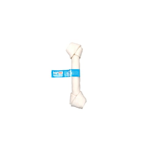 HAPPET Hundenknochen weiß 15cm - 30 Stück - natürlicher Zahnbeißring aus Rindleder - harte, schmackhafte und sichere Leckerbissen zur Unterstützung der Mundhygiene HAPPET Hundenknochen weiß 15cm - 30 Stück - natürlicher Zahnbeißring aus Rindleder - harte, schmackhafte und sichere Leckerbissen zur Unterstützung der Mundhygiene von Happet