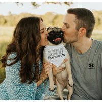 Meine Eltern Besorgen Mir Eine Mensch - Baby-Ankündigungsidee Für Hund - Hundehalstuch Große Mittlere Und Kleine Hunde - Schwangerschaft von HappilyChicDesigns