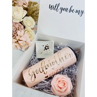 Patin Vorschlag Box Idee - Patentante Becher - Willst Du Meine Paten Geschenk-Box - Personalisierte Geschenk - Gute Fee Tante von HappilyChicDesigns