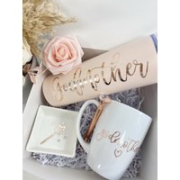 Patin Vorschlag Box Idee - Patentante Becher - Willst Du Meine Paten Geschenk-Box - Personalisierte Geschenk - Gute Fee Tante von HappilyChicDesigns