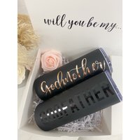 Willst Du Meine Patin Sein - Paten Geschenk Box von HappilyChicDesigns