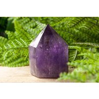 Amethyst Spitze | Dunkle Grosse Kristallspitze Ethisch Und Fair Gehandelt von HappinessandLoveDE