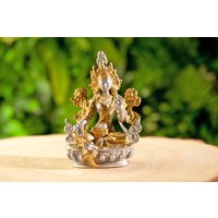 Grüne Tara Messing Versilbert | Silber Und Goldfarben Aus Metall Große Grüne in Mit Gold Grüne Tara Messing Versilbert | Silber Und Goldfarben Aus Metall Große Grüne in Mit Gold von HappinessandLoveDE