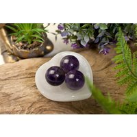 Kleine Amethystkugel 25mm | Amethyst Kugel Meditationskugel Feng Shui Chakra von HappinessandLoveDE